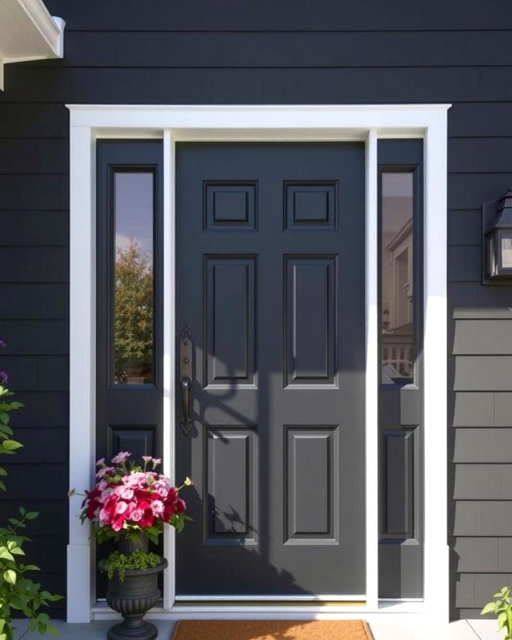 Dark Gray with Contrasting Trim