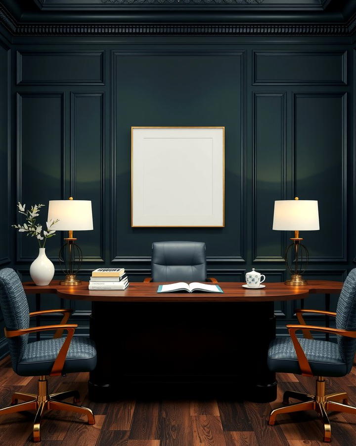 Dark Green Paneling