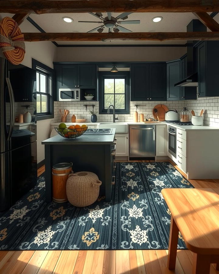 Dark Kitchen Rugs for Comfort