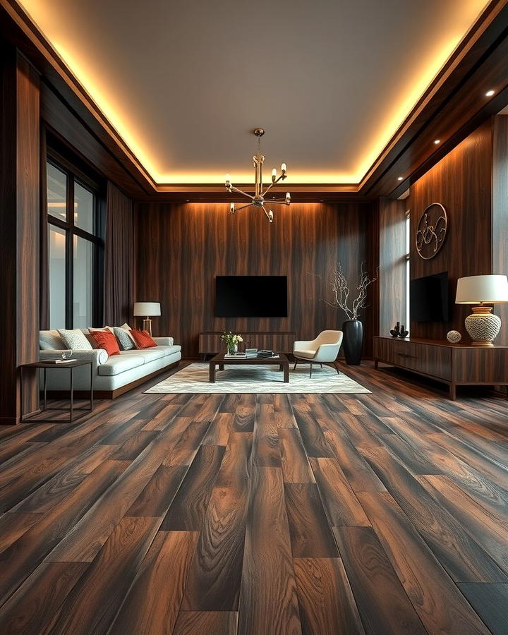 Dark Stained Wood Floors