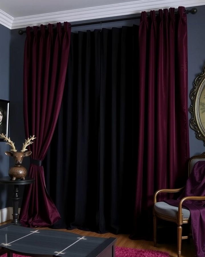 Dark Velvet Curtains