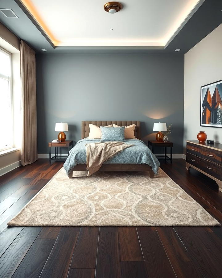 Dark Wood Flooring for a Cohesive Base