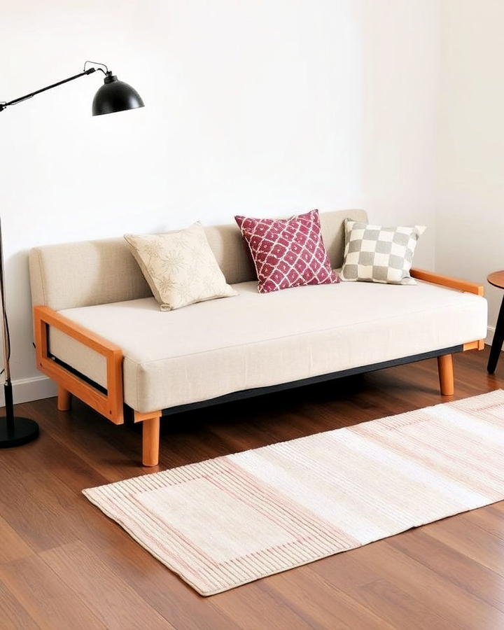 Daybed With Foldable Backrest