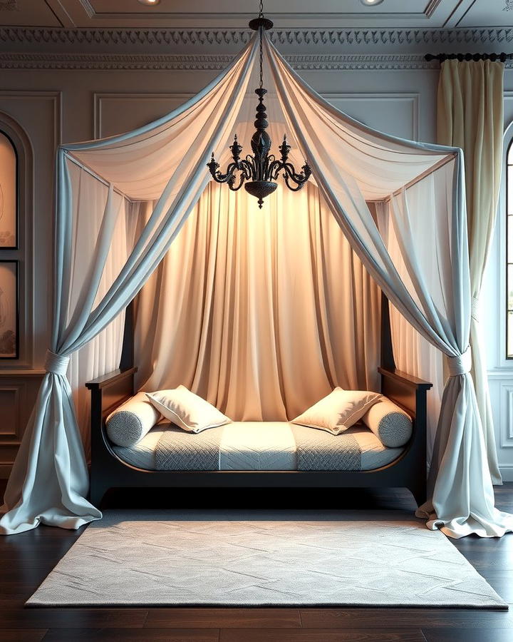 Daybed with Hanging Canopy