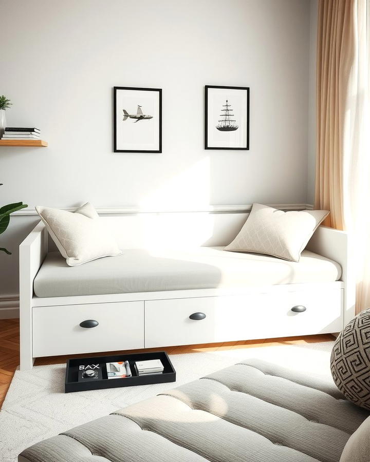 Daybed with Hidden Storage