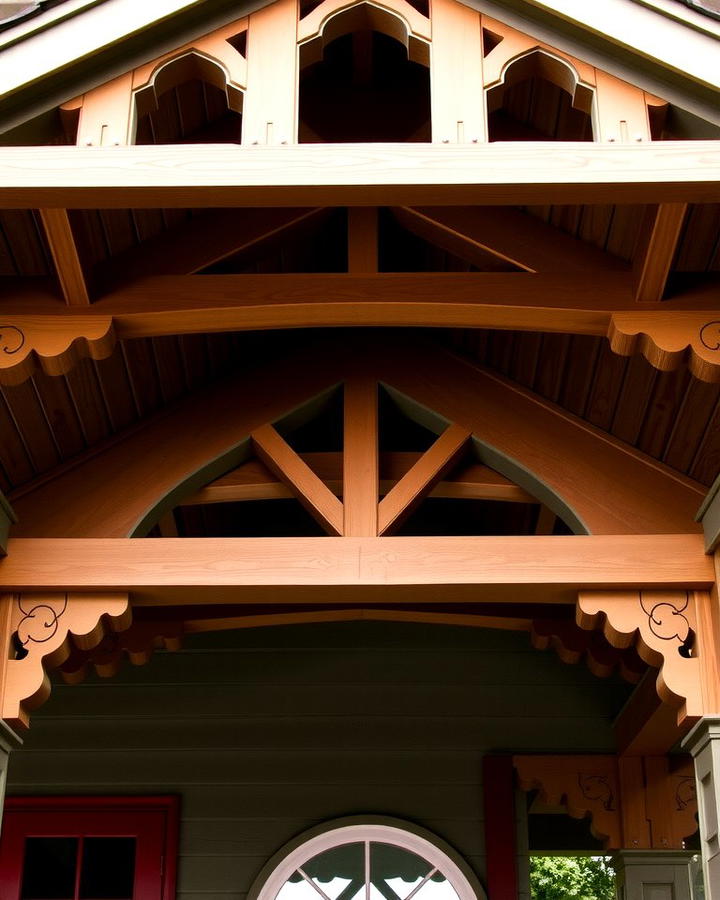 Decorative Exposed Rafters