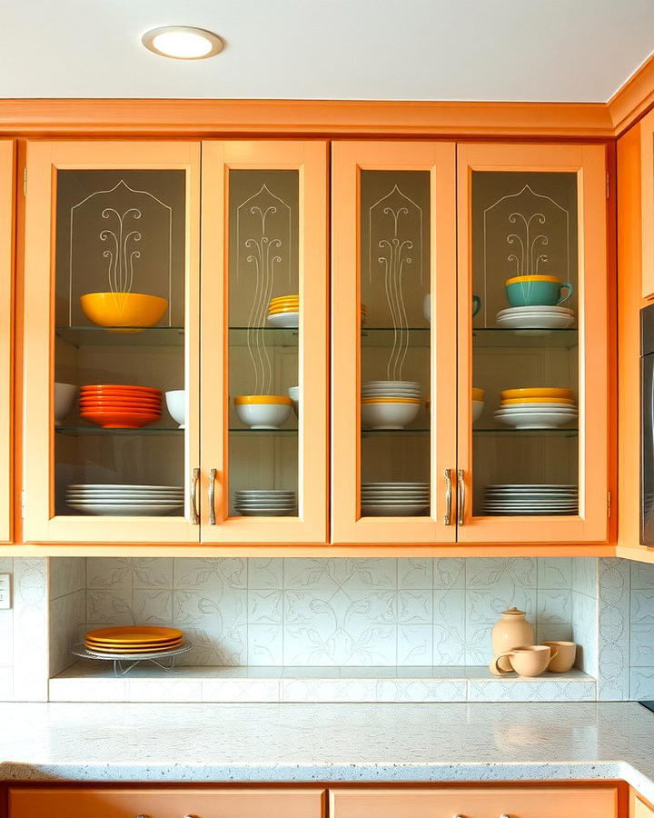 Decorative Glass Cabinet Doors