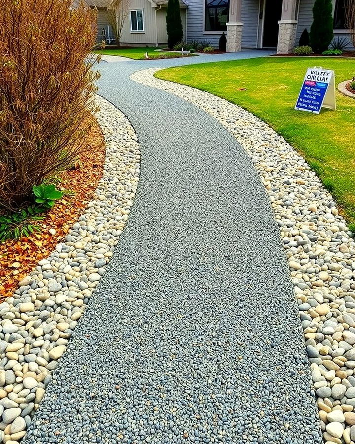 Decorative Gravel Trenches