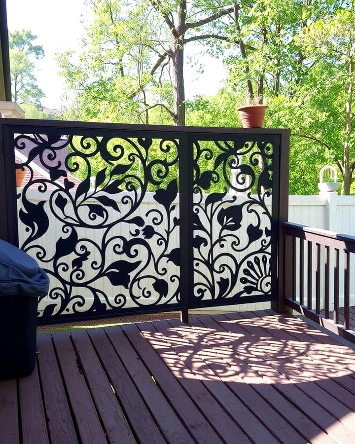 Decorative Metal Privacy Screens