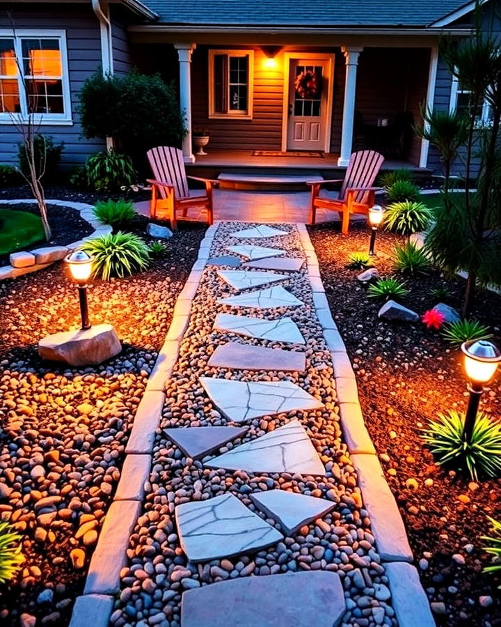 Decorative Pathway Design Idea