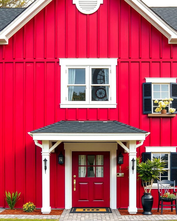 Deep Red Board and Batten