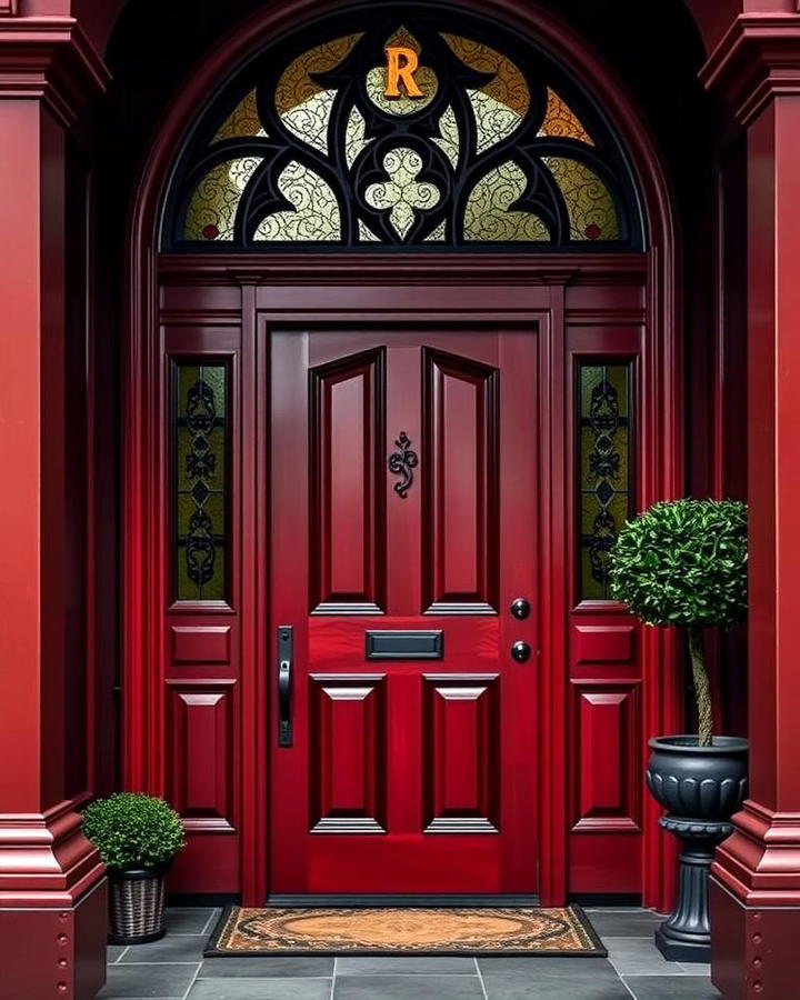 Deep Red Door