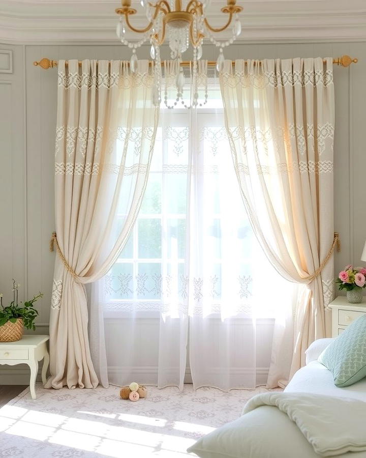 Delicate Lace Curtains