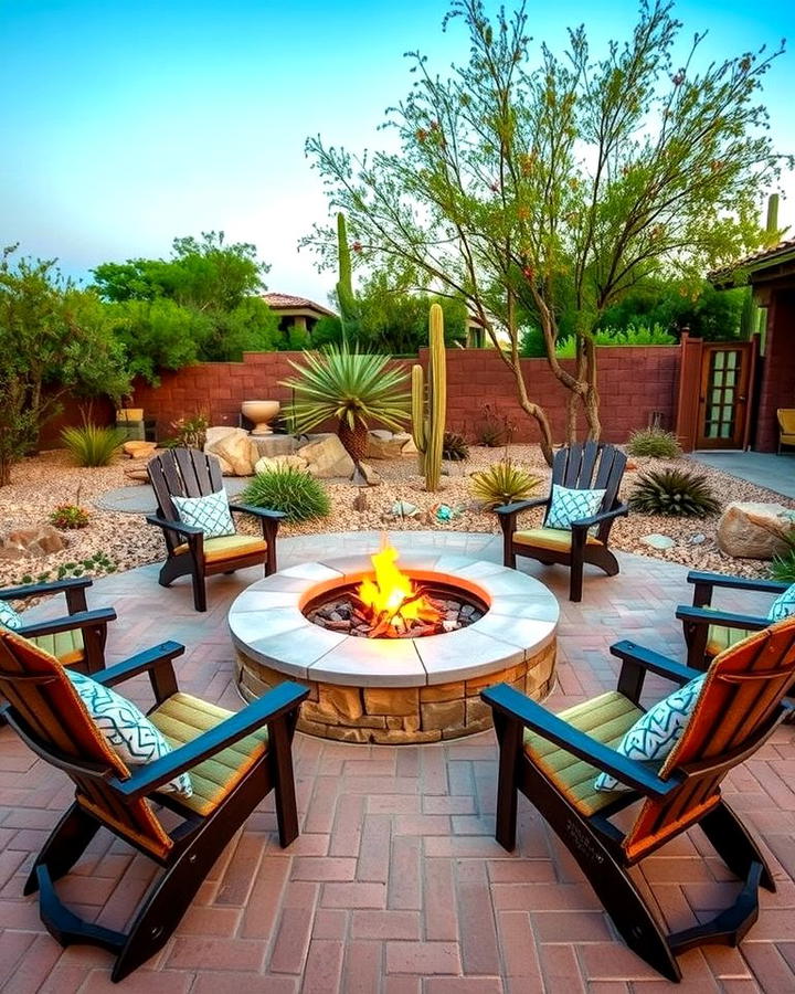 Desert Fire Pit Area