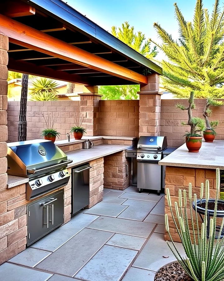 Desert Friendly Outdoor Kitchen