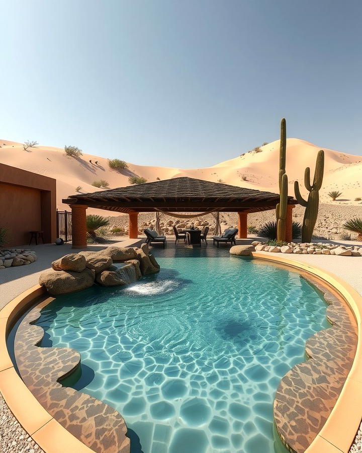 Desert Oasis Lagoon Pool