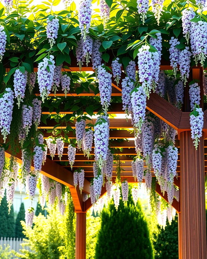 Design a Pergola with Climbing Plants