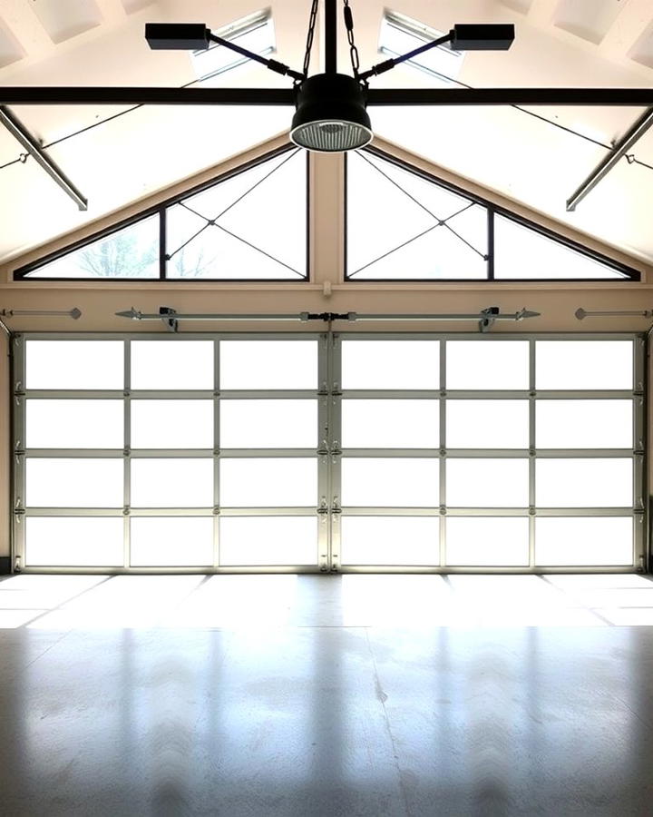 Detached Garage with Glass Doors