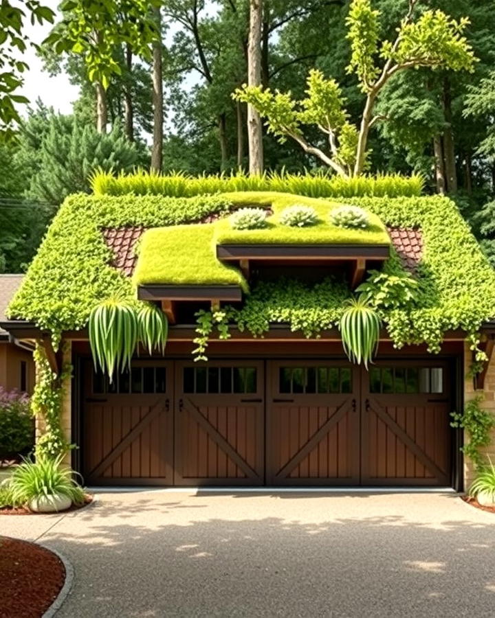 Detached Garage with Green Roof