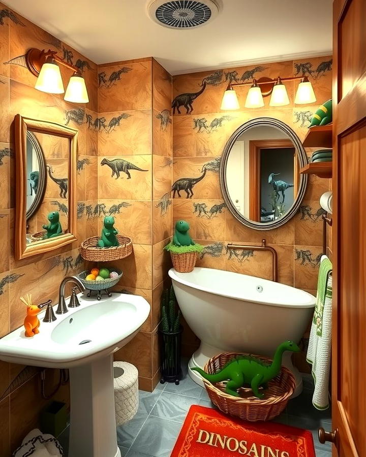 Dinosaur Themed Bathroom