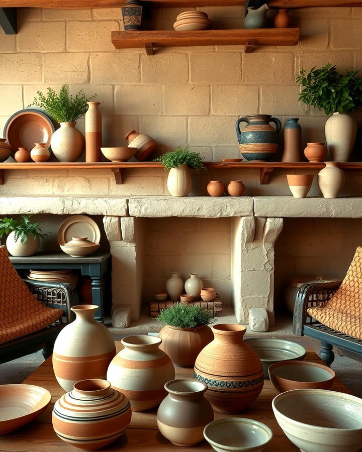 Display Earthenware Pottery