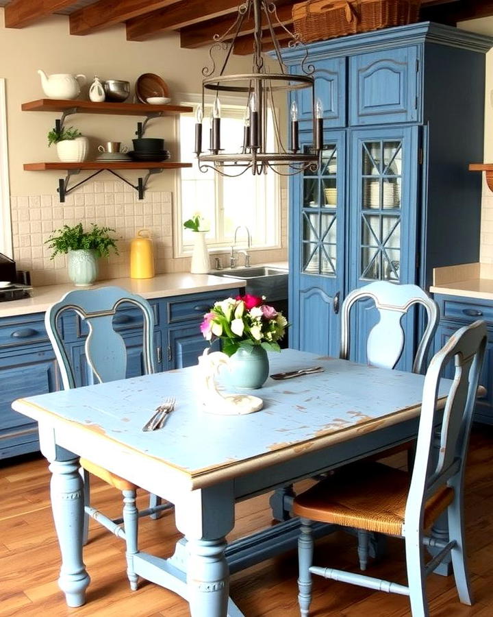 Distressed Blue Furniture