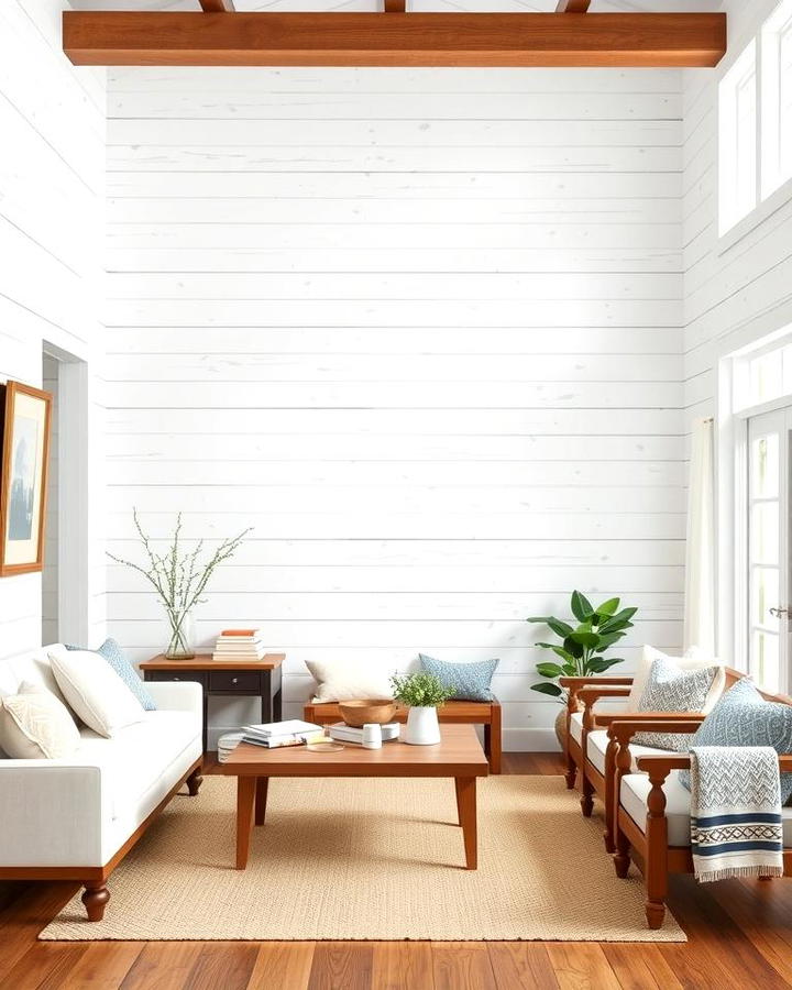 Distressed Shiplap Walls