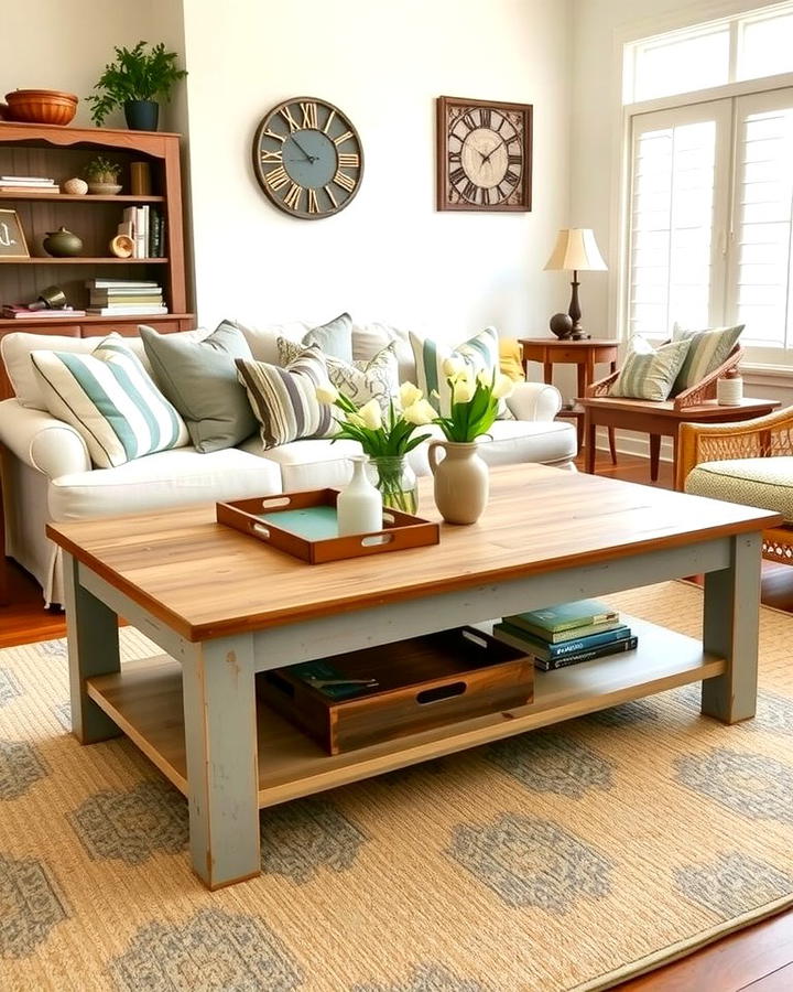 Distressed Wood Coffee Tables