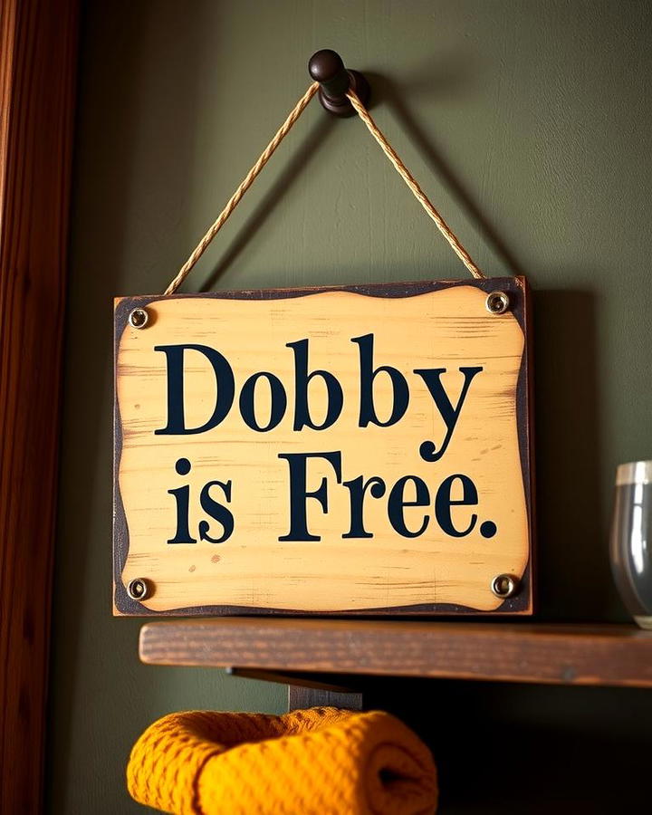 Dobbys Freedom Sign