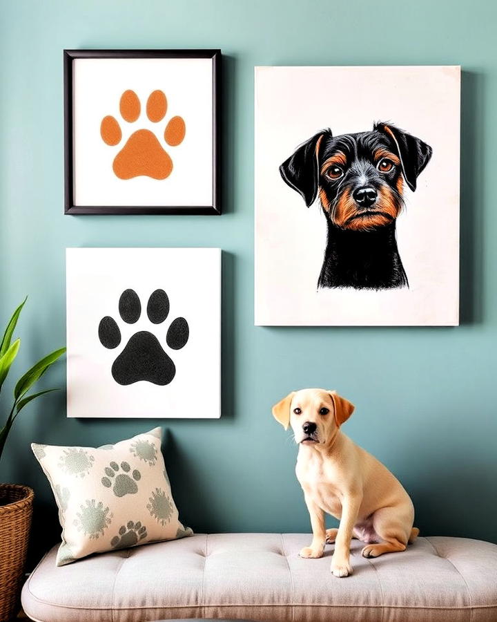 Dog themed Wall Art Idea