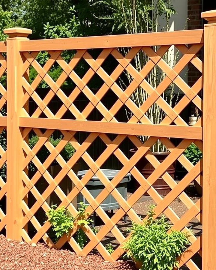 Double Layered Lattice Fence