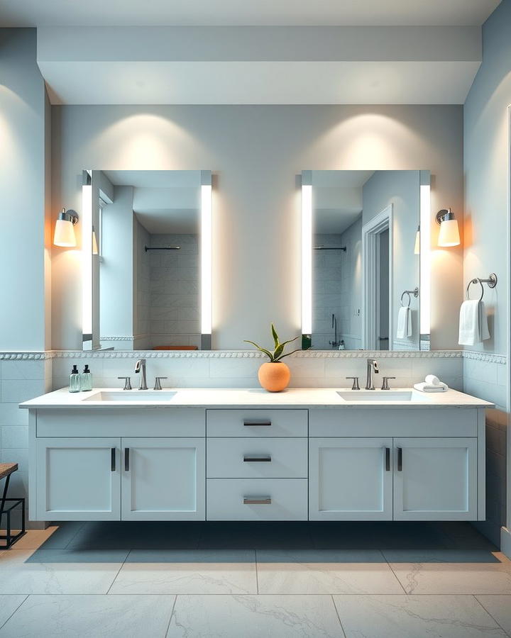 Double Vanity for Shared Spaces