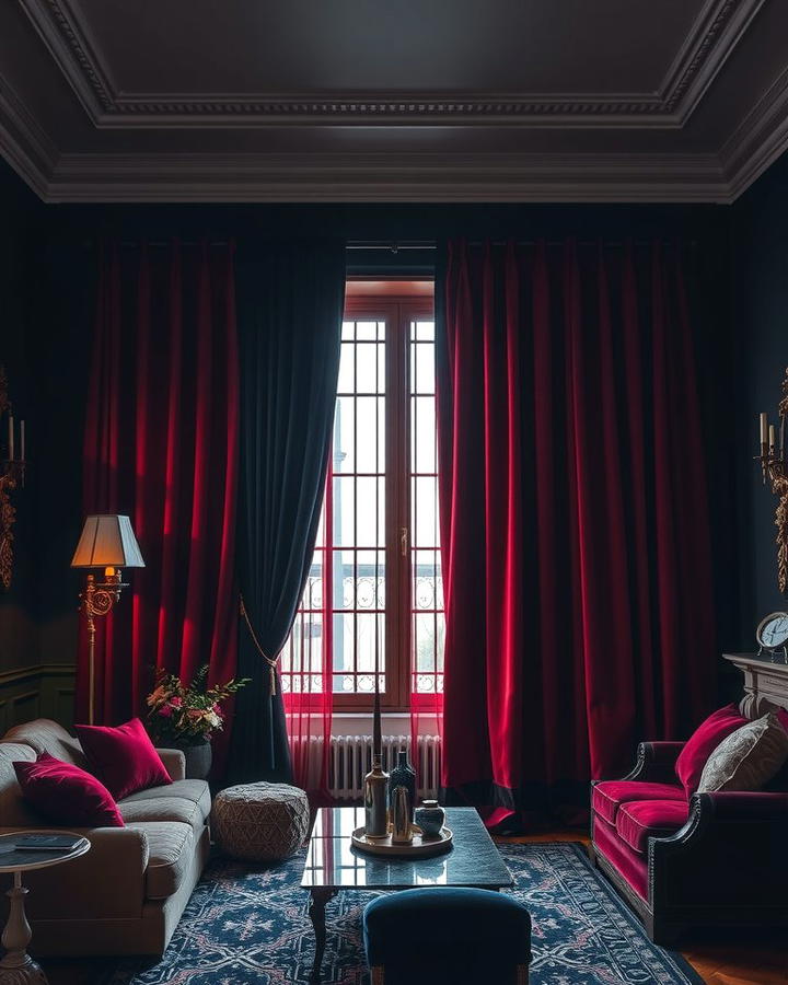 Dramatic Velvet Curtains