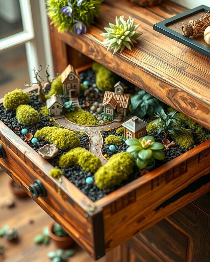 Drawer Fairy Garden