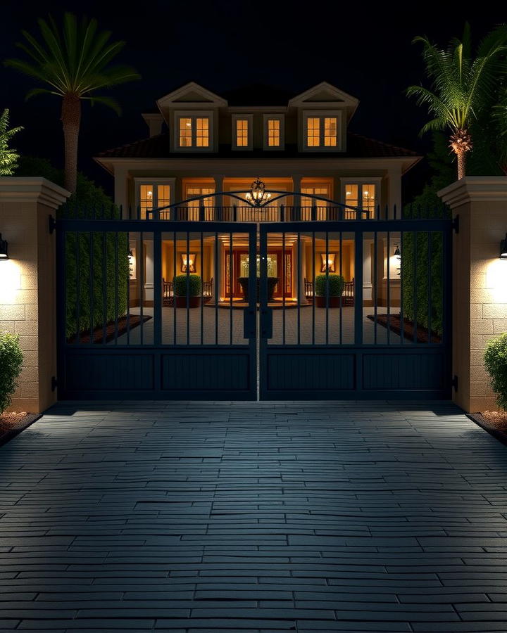 Driveway Gate Lighting 2