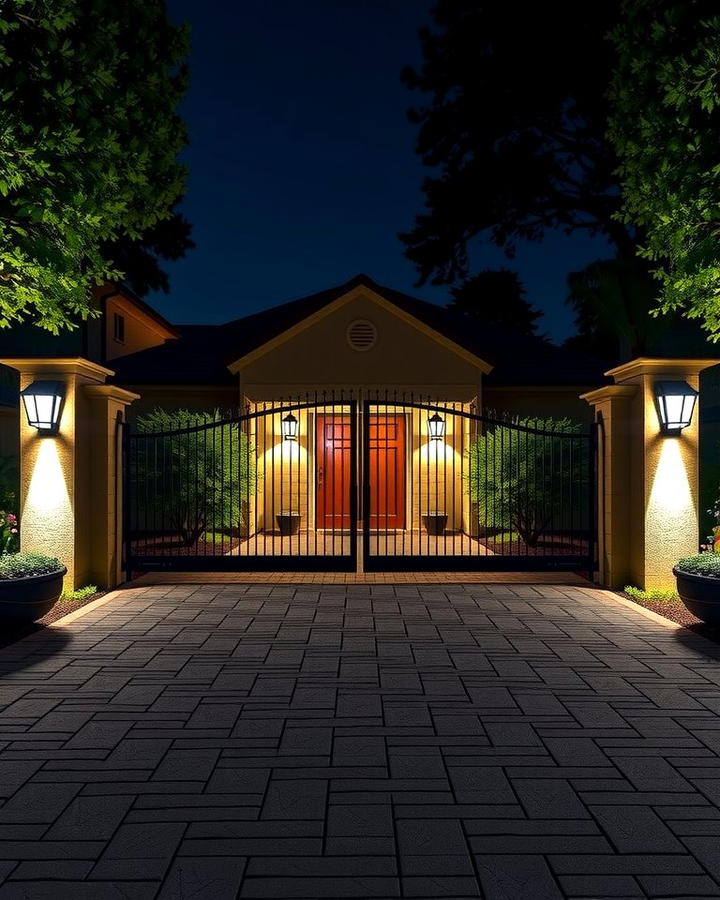 Driveway Gate Lighting