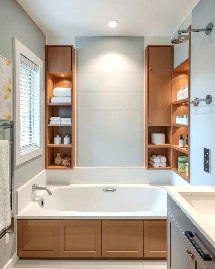 Drop In Tub with Built In Storage