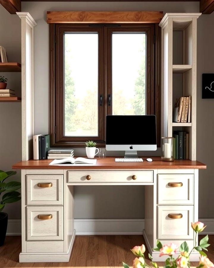 Dual Purpose Desk and Storage Unit