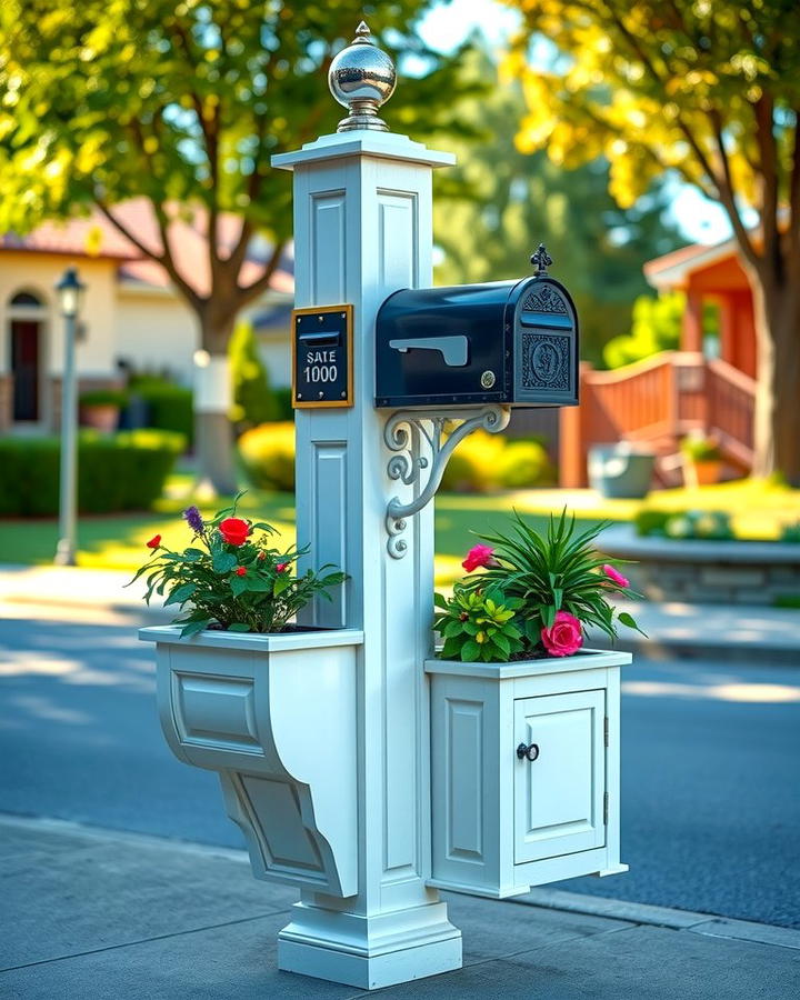 Dual Purpose Mailbox Post