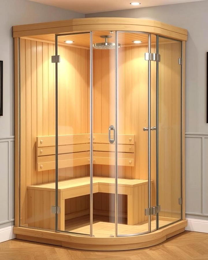 Dual Purpose Sauna and Shower Combo