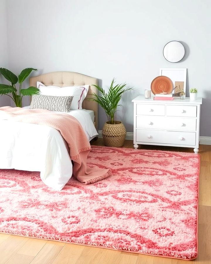 Dusty Rose Area Rug