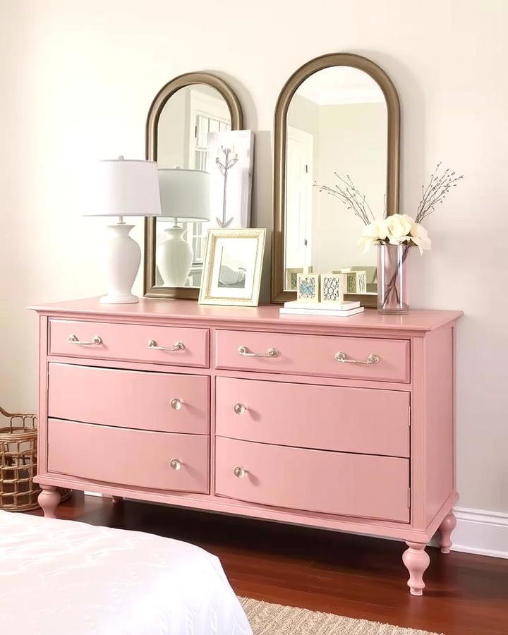 Dusty Rose Dresser