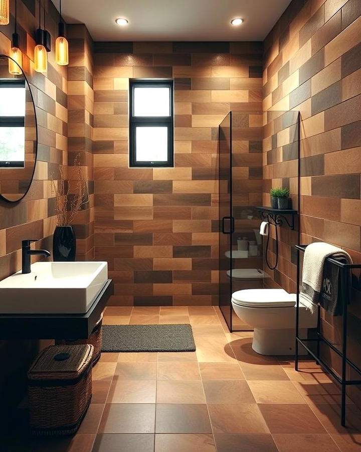 Earthy Brown Tiles