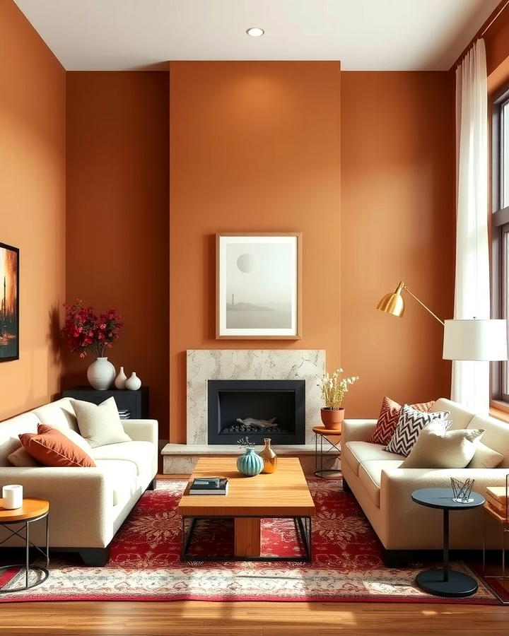 Earthy Brown Walls for a Cozy Vibe