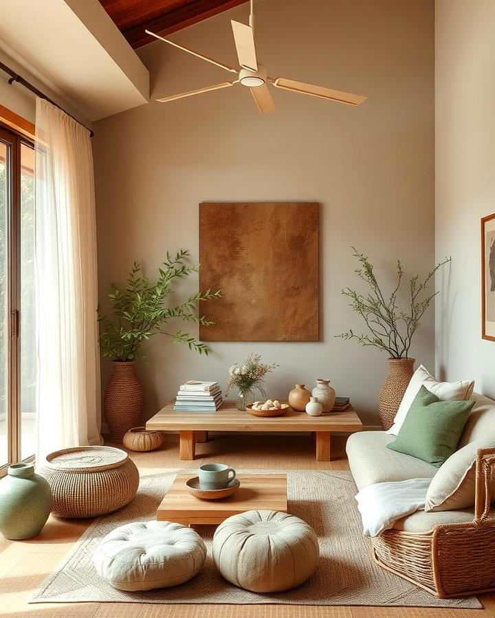 Earthy Tones for a Grounded Ambiance