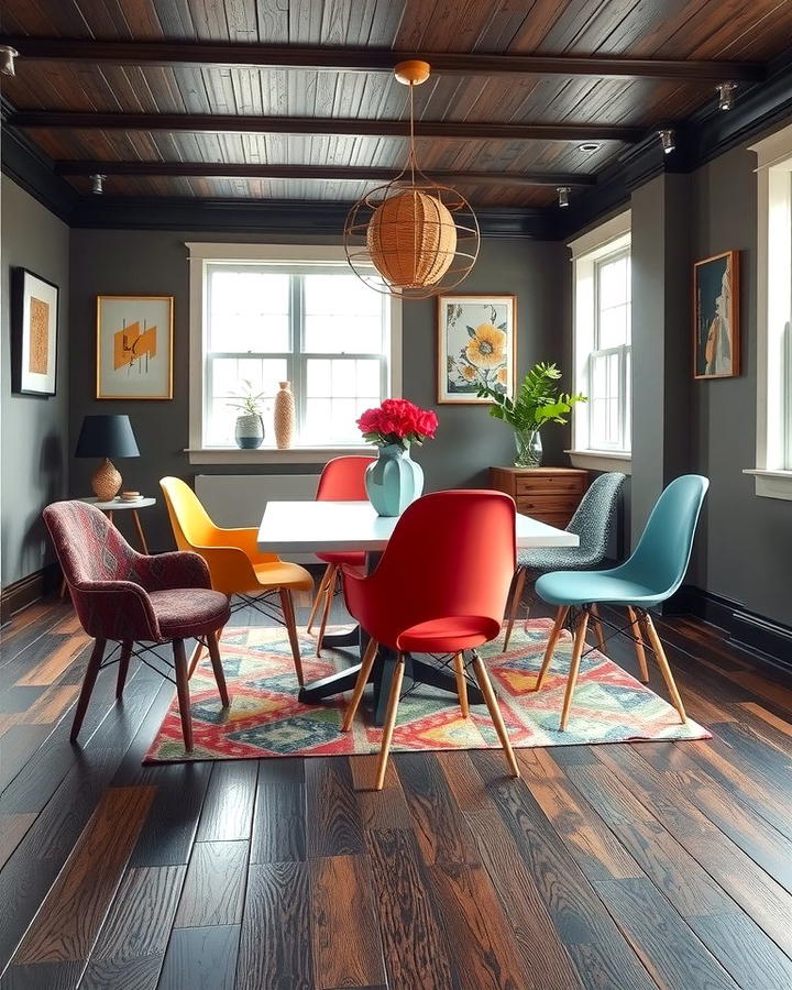 Eclectic Mix with Vibrant Decor