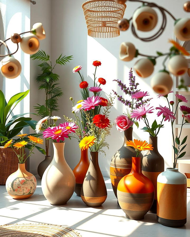 Eclectic Vases for Bohemian Vibes