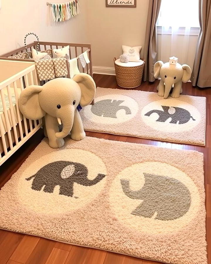 Elephant Nursery Rugs for a Cozy Floor