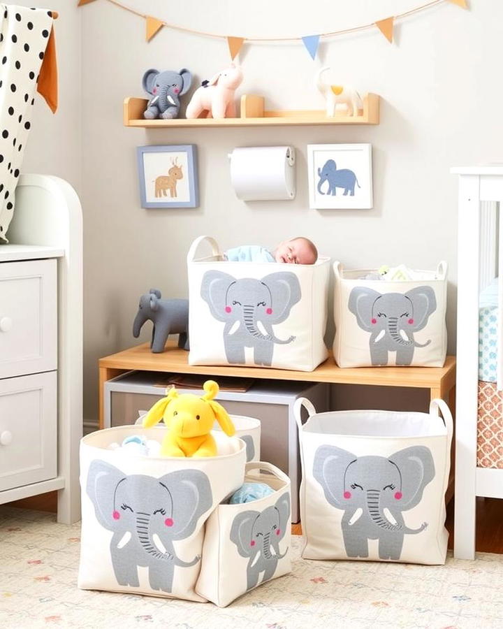 Elephant Storage Bins for Organization