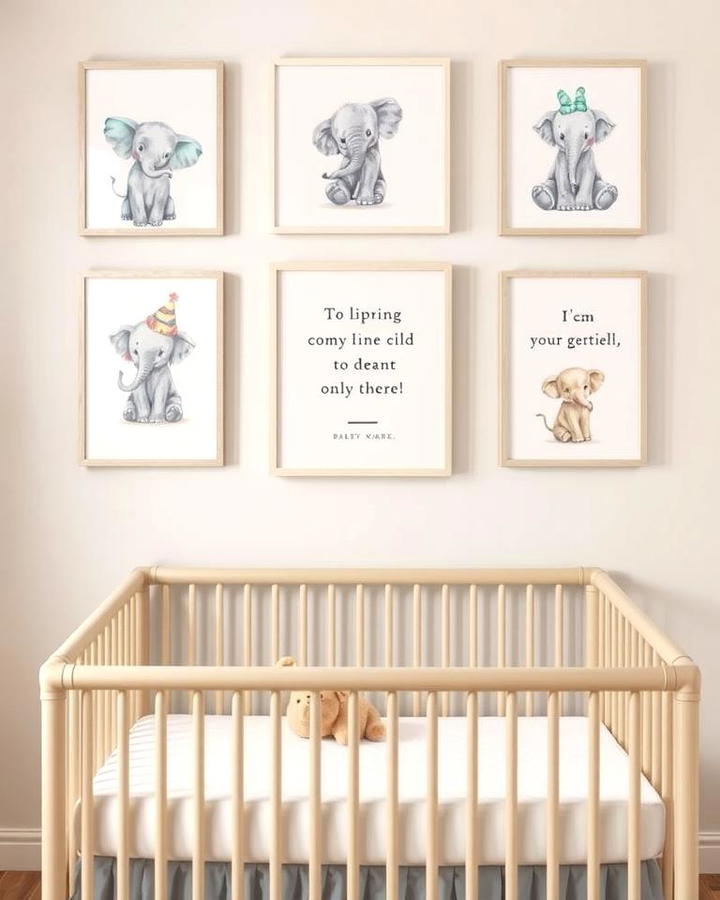 Elephant Themed Wall Art for Visual Appeal